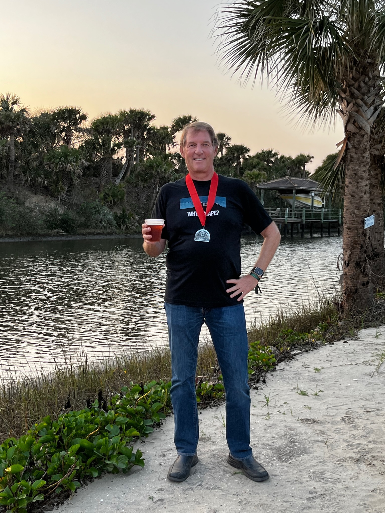 Steve Morgan by the waterfront